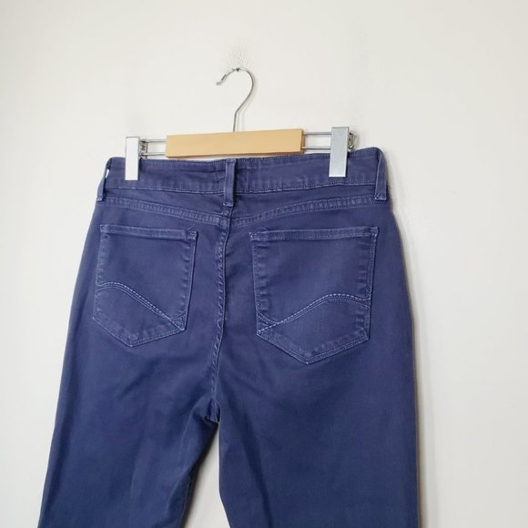NYDJ Jeans Clarissa Slimming  Straight Ankle Classic Navy 6 - Picture 7 of 11